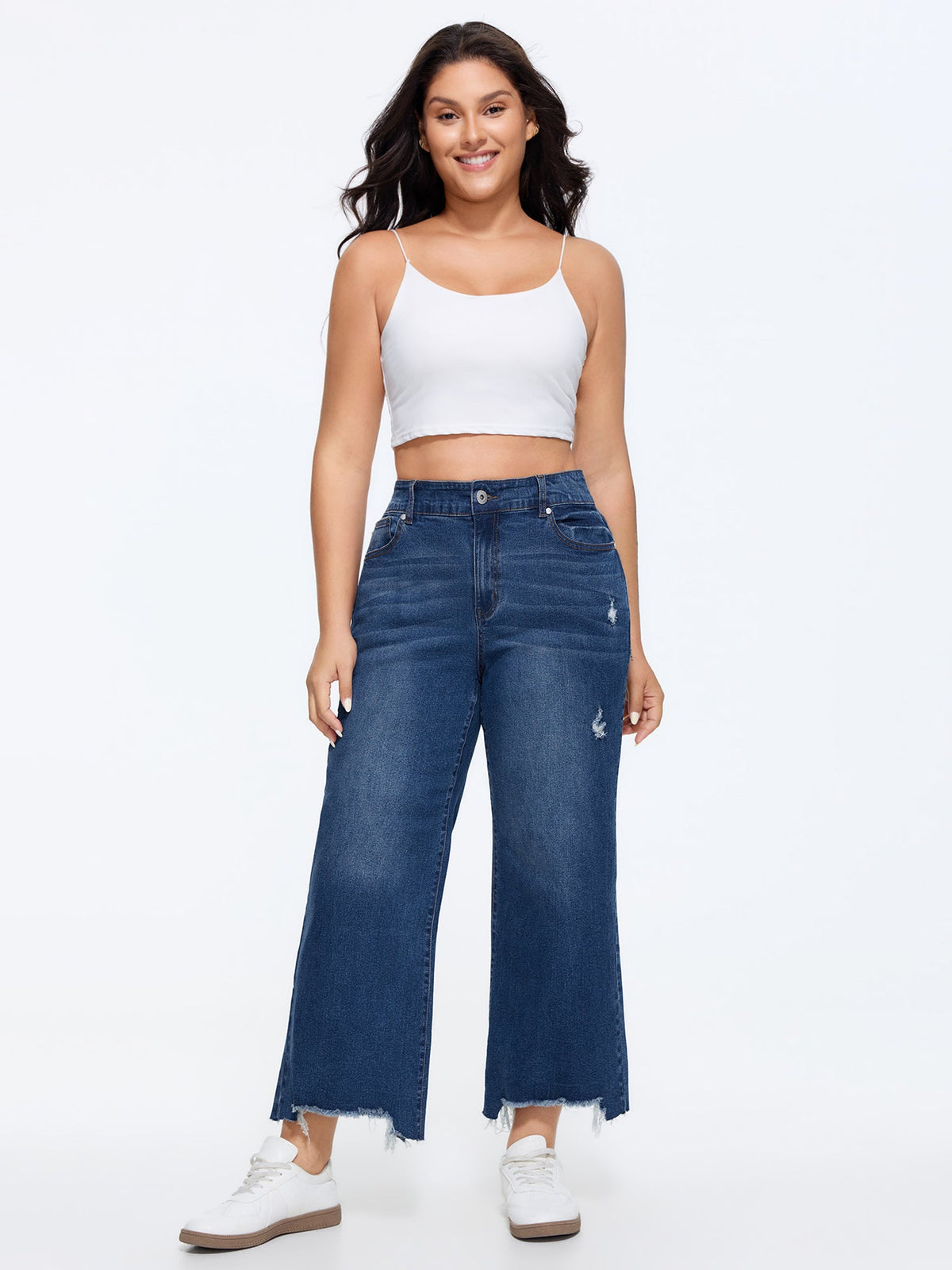 Stretchy Bootcut Medium Wash Jeans