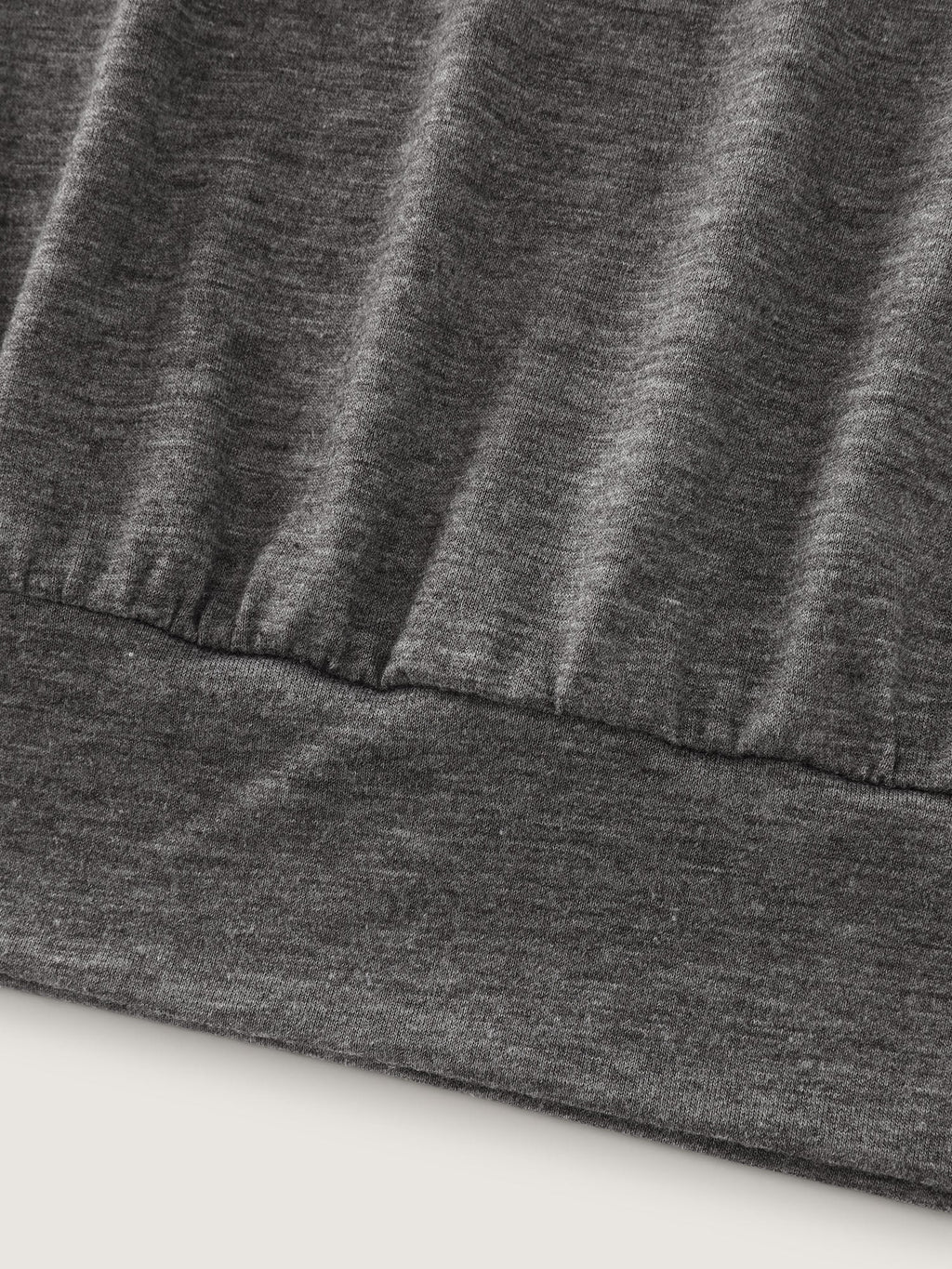 Supersoft Stretchy Pleated Front Round Neck T-Shirt