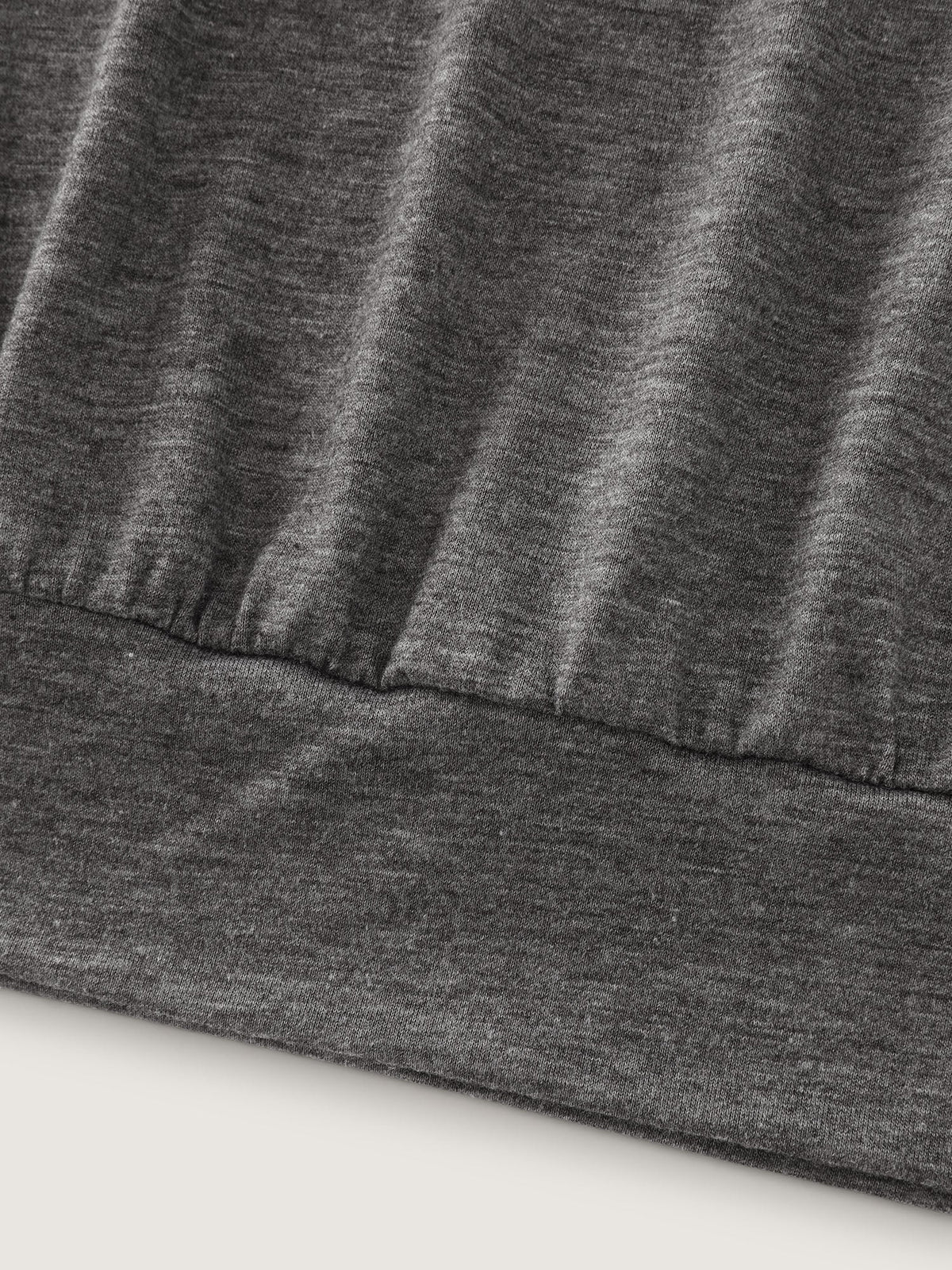 Supersoft Stretchy Pleated Front Round Neck T-Shirt