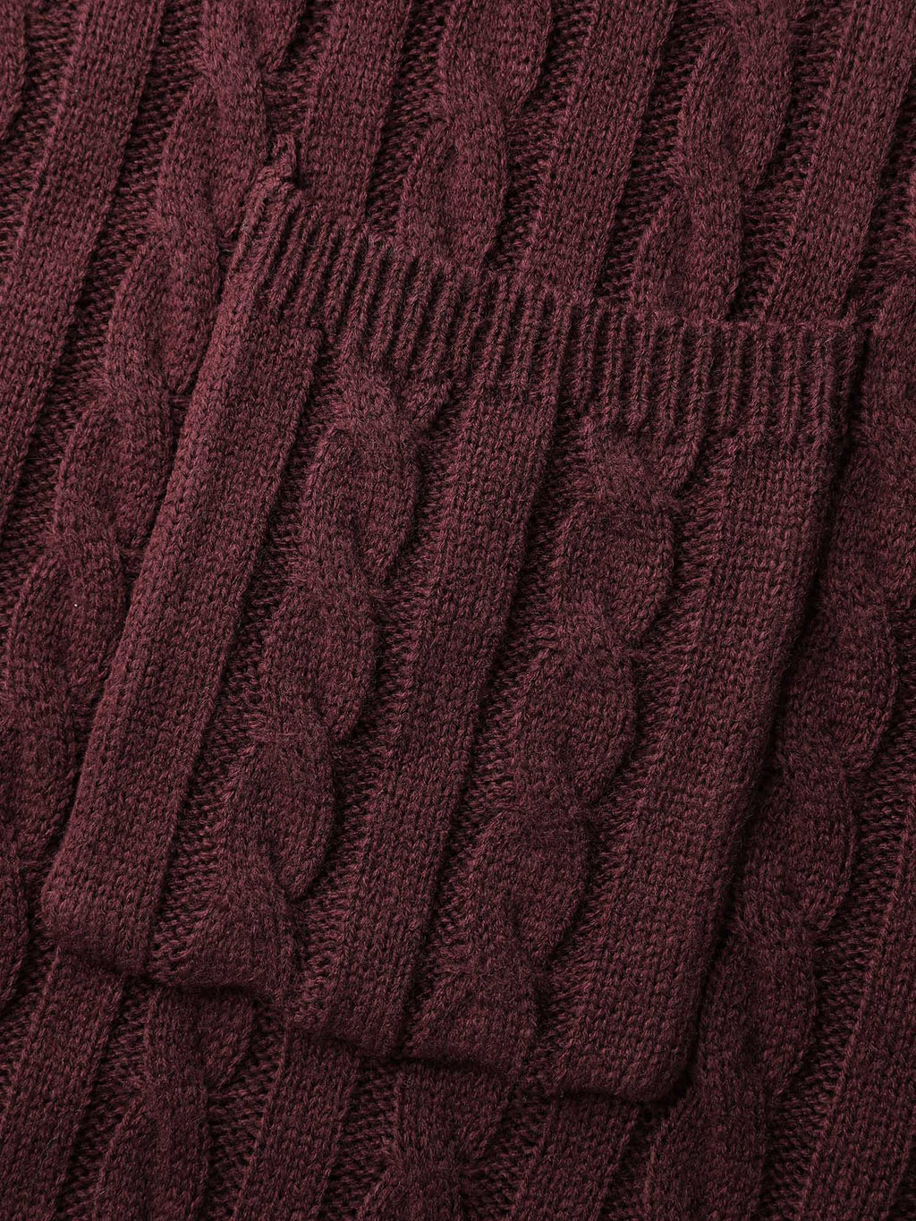 Twist Textured Notched Lapels Knit Cardigan
