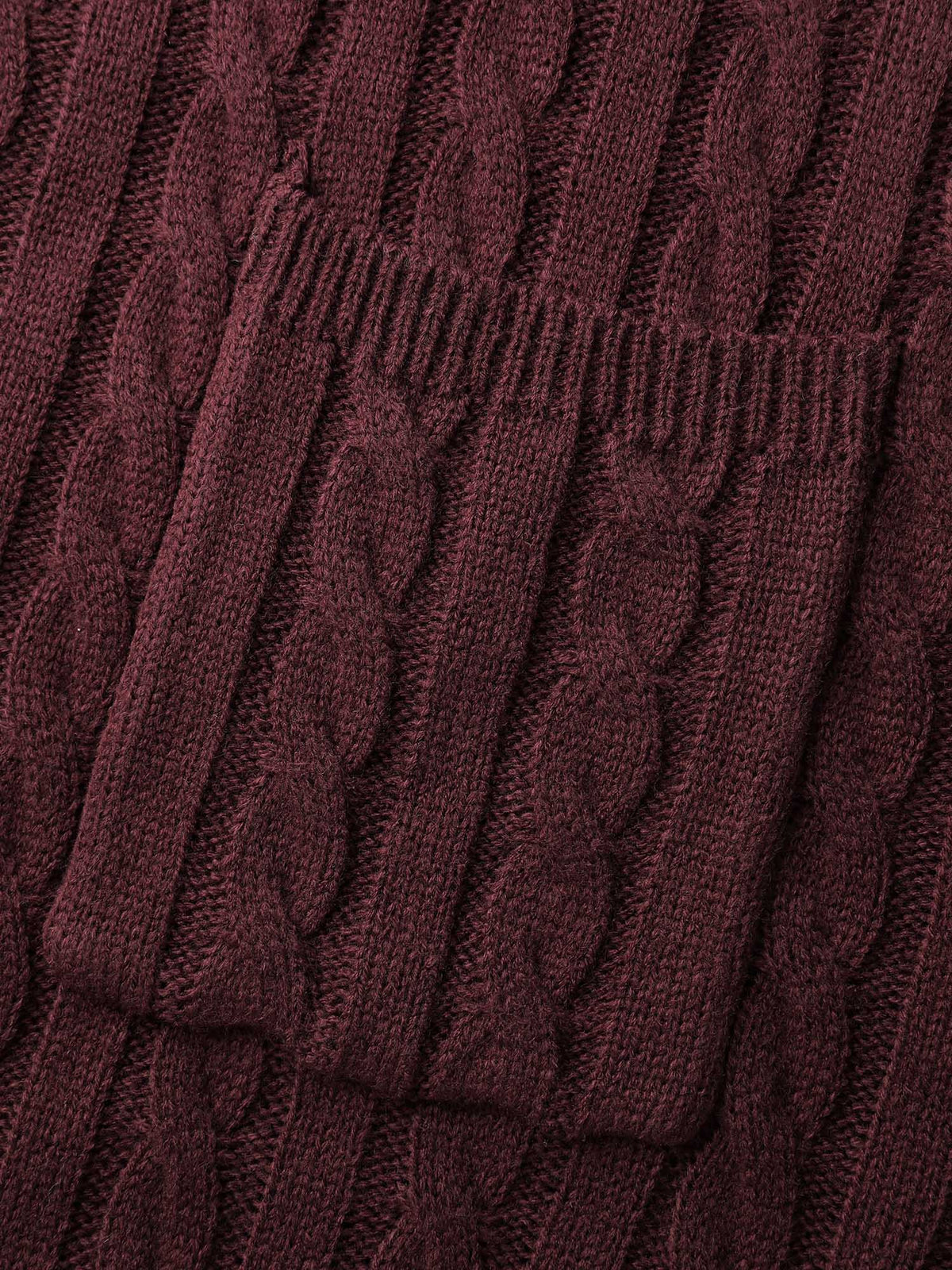 Twist Textured Notched Lapels Knit Cardigan