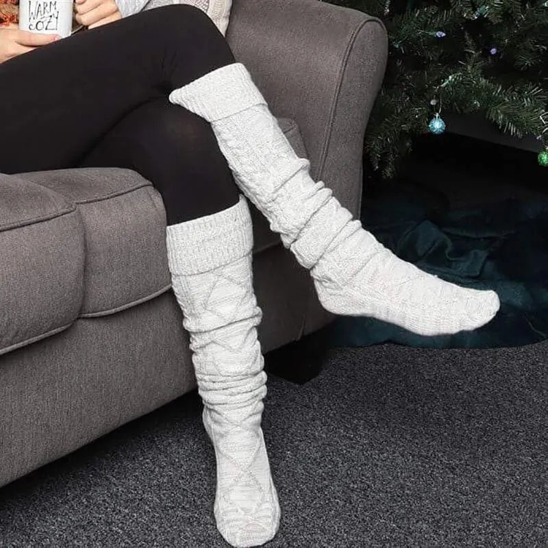 Over The Knee Knit Socks