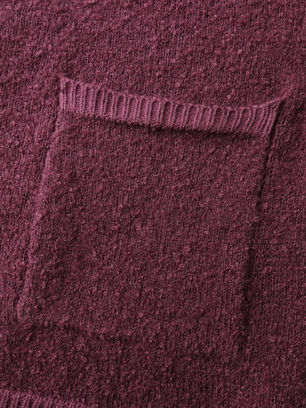 Textured Button Pockets Knit Cardigan