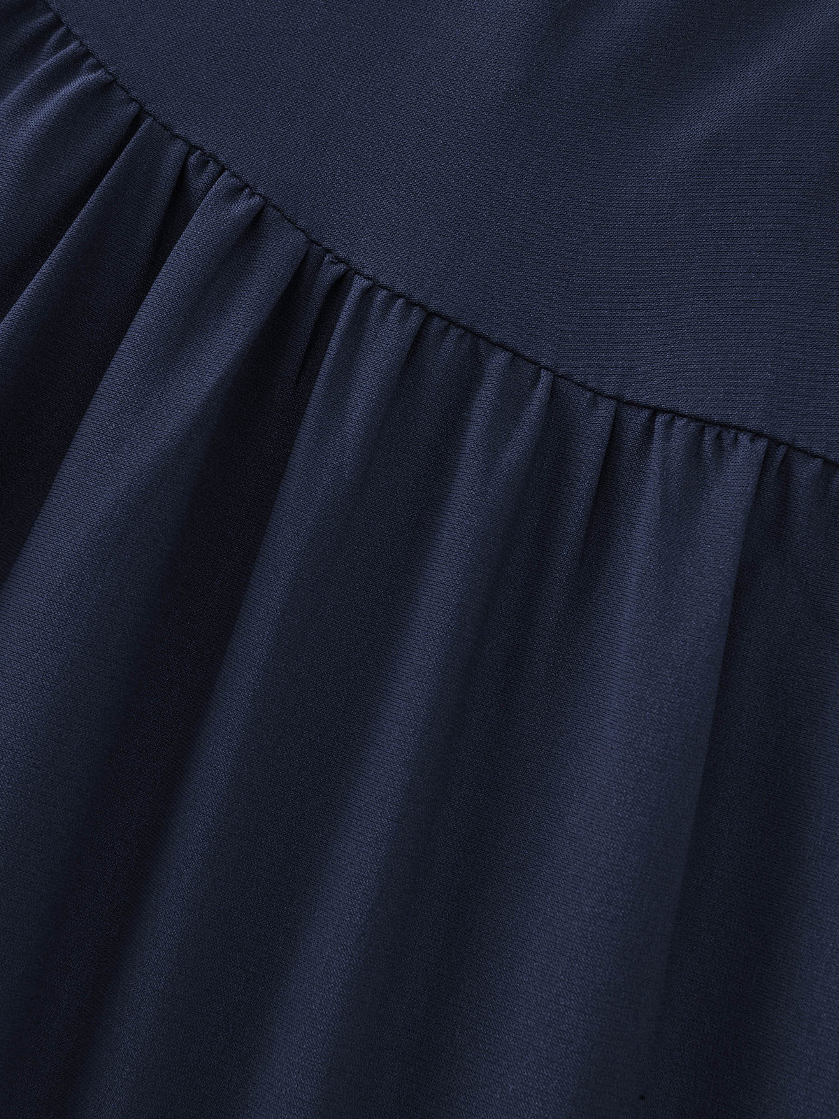 Ruched Flared Sleeves Fit And Flare Blouse