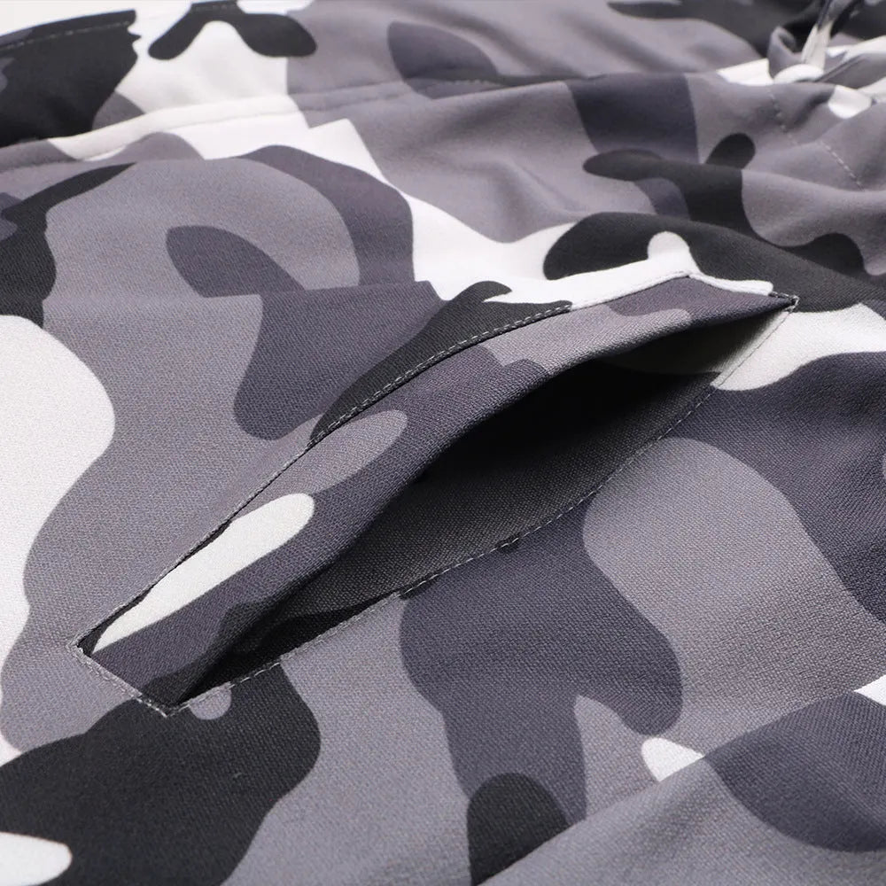 Womens Hooded Camouflage Warm Winter Coats Faux Fur Jacket Parka Overcoat