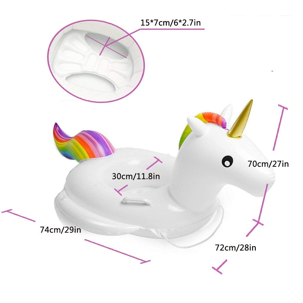 Baby Pool Float Unicorn Toddlers Floaties