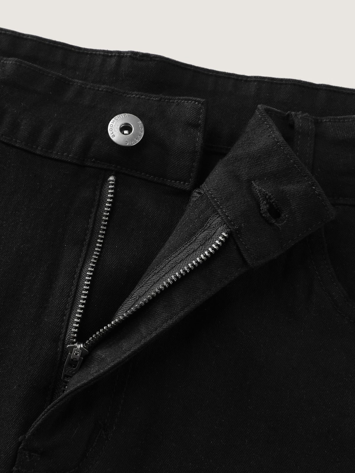 No Gap Waist Stretchy High-Rise Denim Shorts