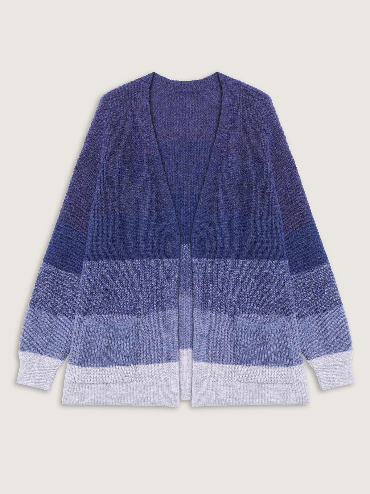 Super Stretchy Textured Pocket Knit Cardigan