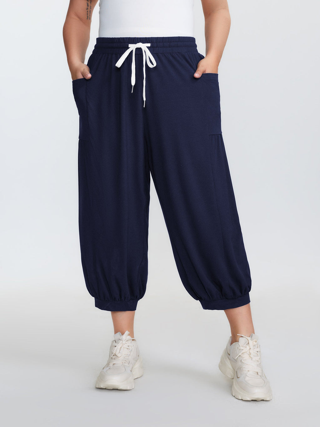 Supersoft Drawstring Cropped Jogger Pants