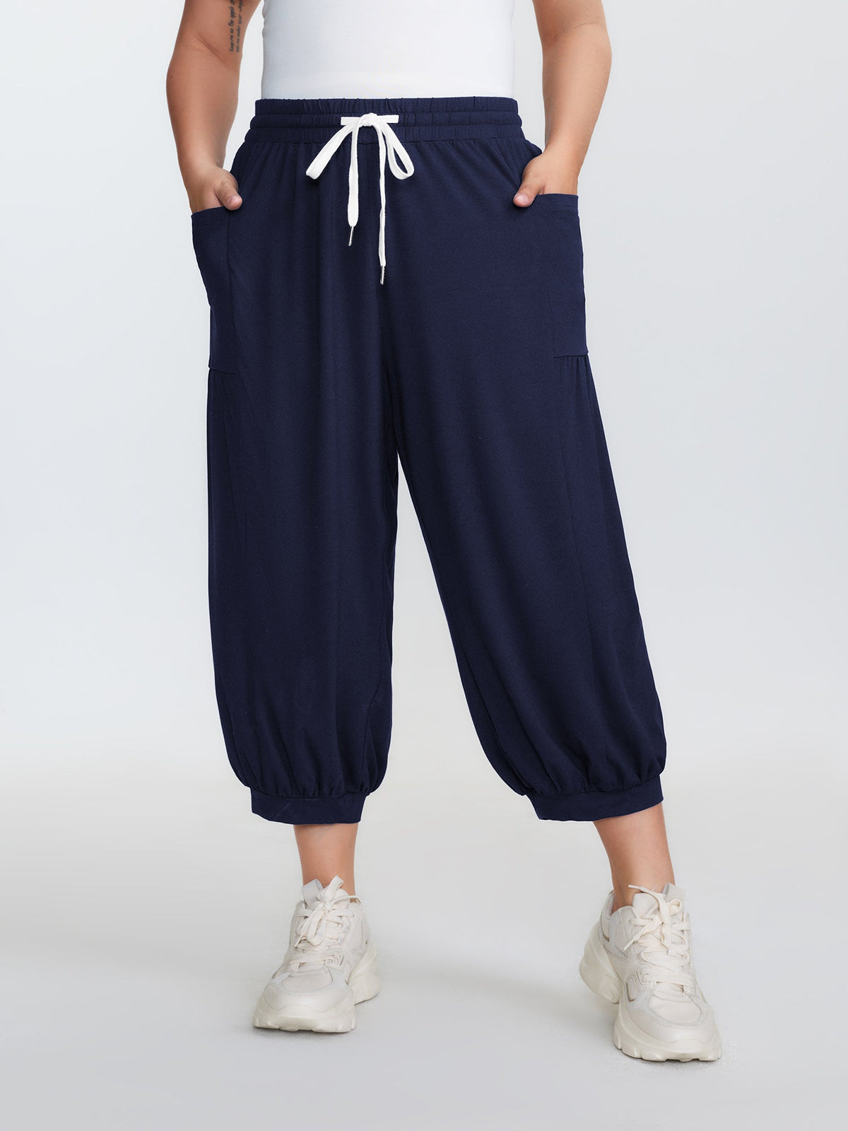 Supersoft Drawstring Cropped Jogger Pants