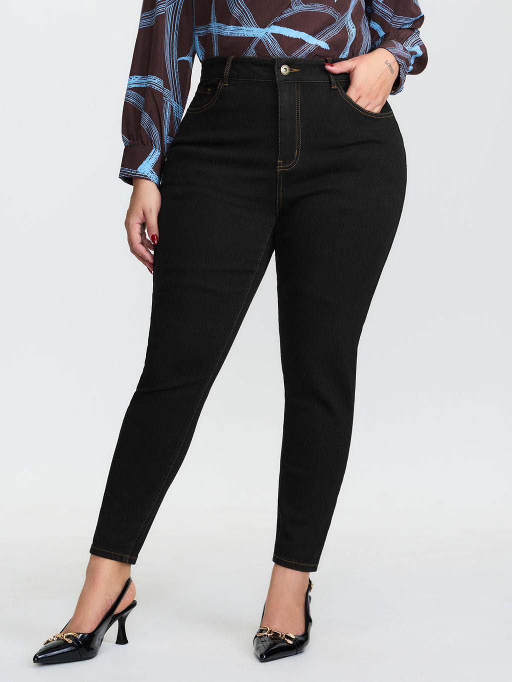 Supersoft Skinny-Fit Cropped Fit Jeans