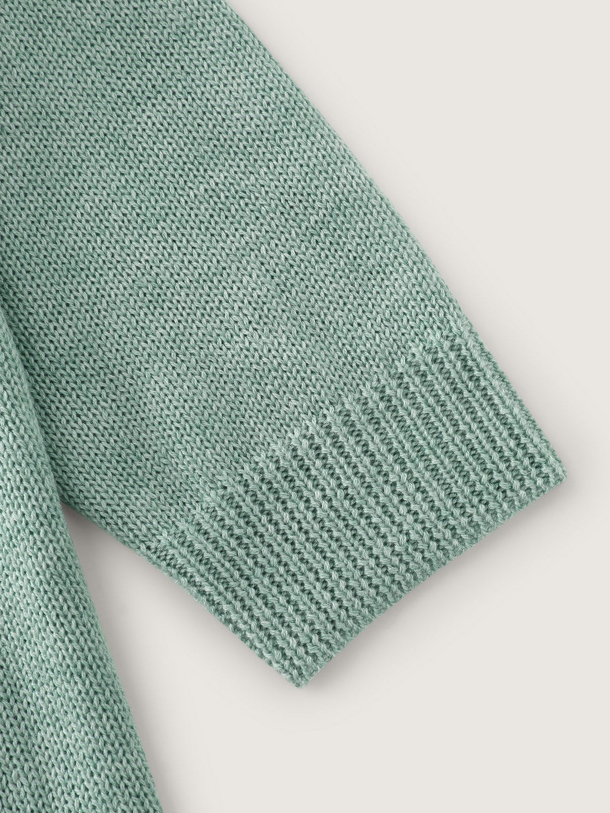 Scalloped Hem Open-Front Knit Cardigan