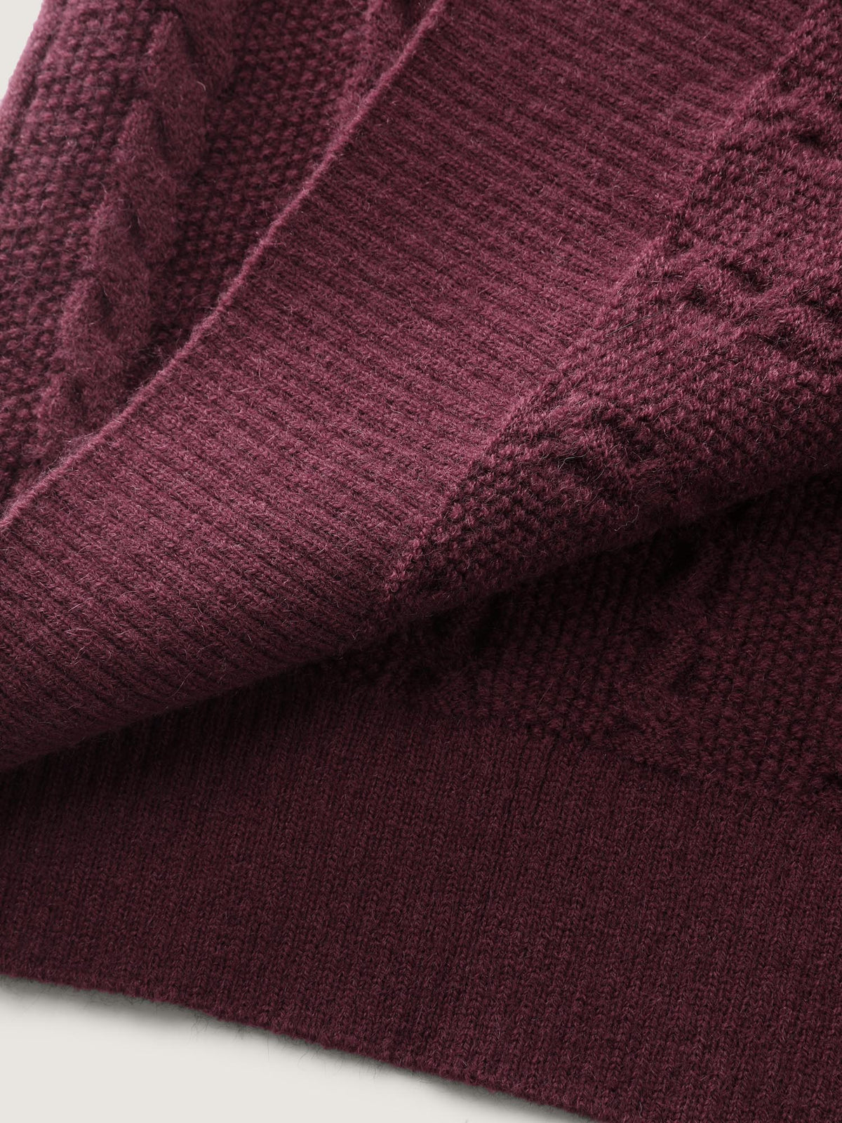 Stretchy Braided Textured Front-Tie Knit Cardigan