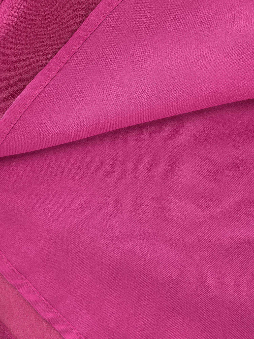 Chiffon Shawl Layered Sheer Blouse