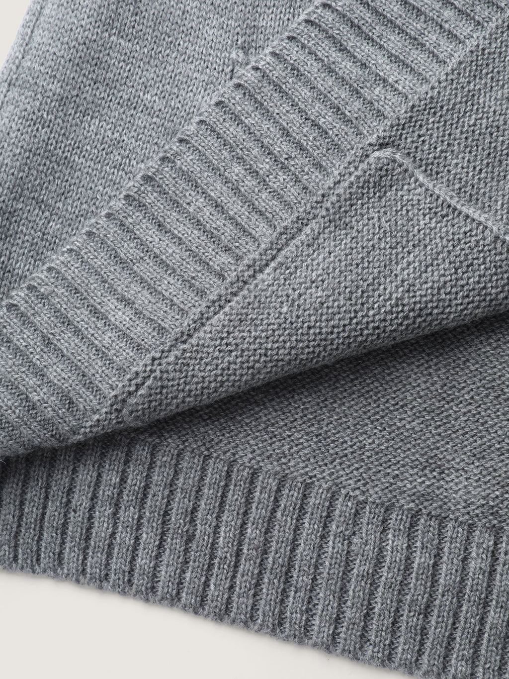 Fair Isle Patch Pockets Knit Cardigan