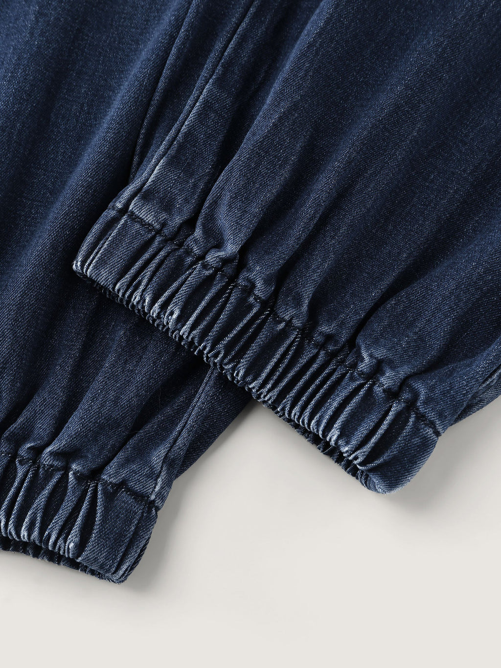 Supersoft Drawstring Waist Cuffed Jeans