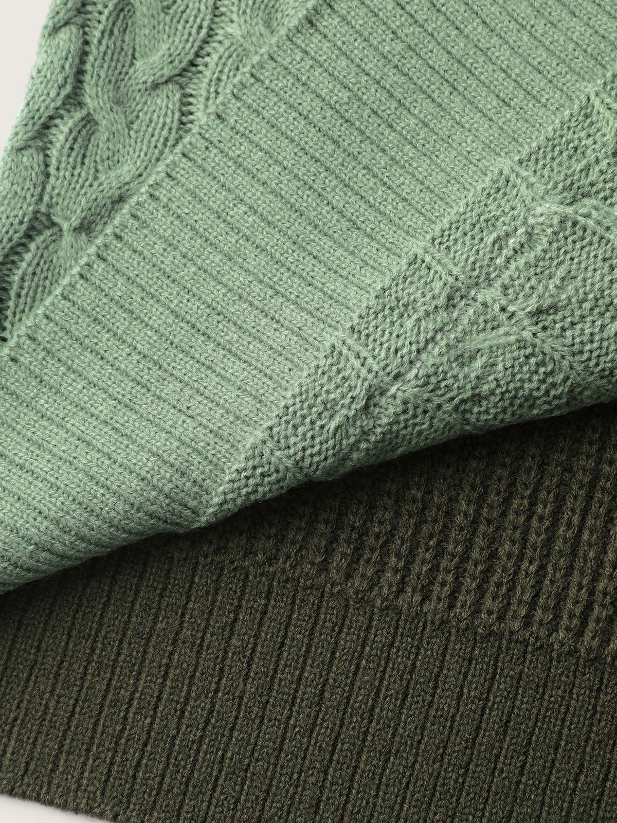 Texture Colorblock Contrast Knit Cardigan
