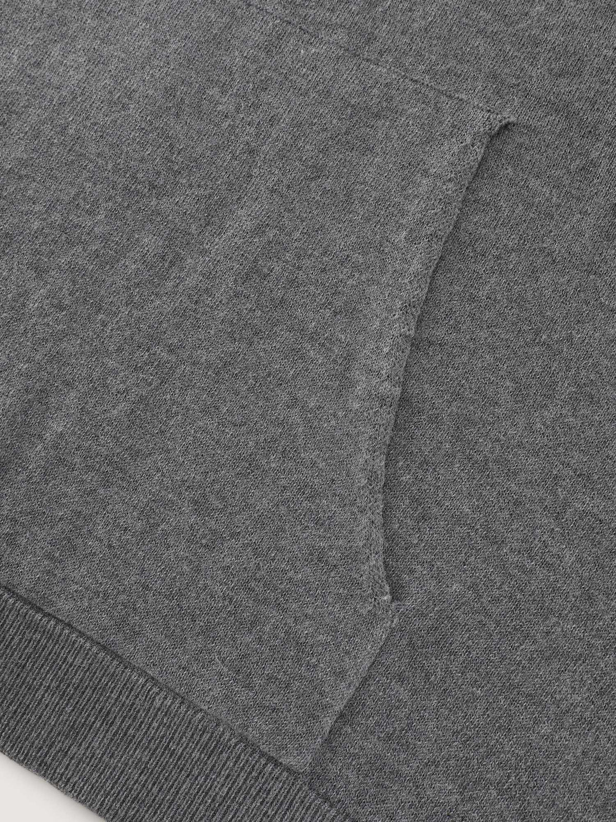 V Neck Hooded Pocket Sleeveless Sweater Vest