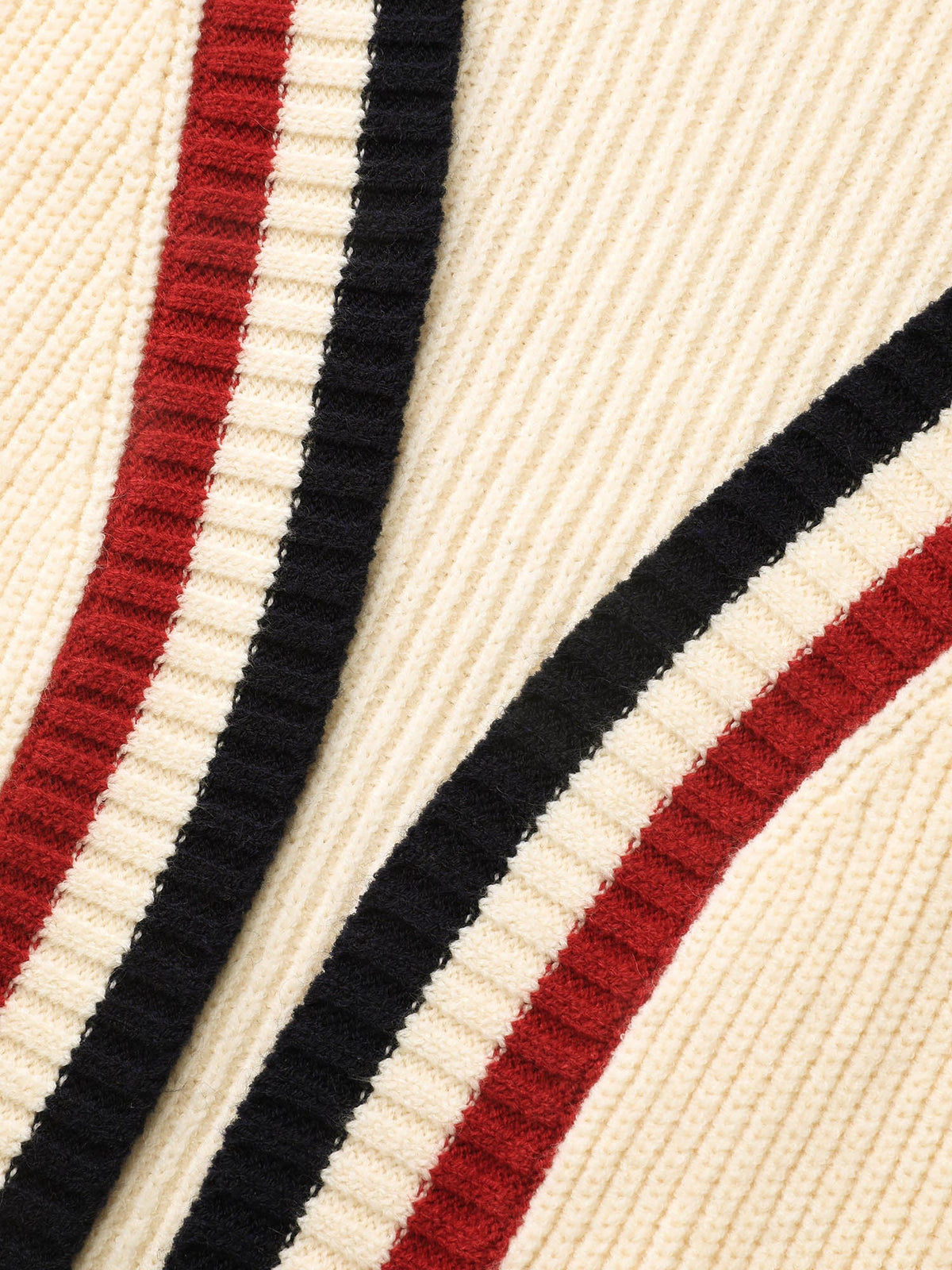 Supersoft Essentials Contrast Striped Drop Shoulder Cardigan