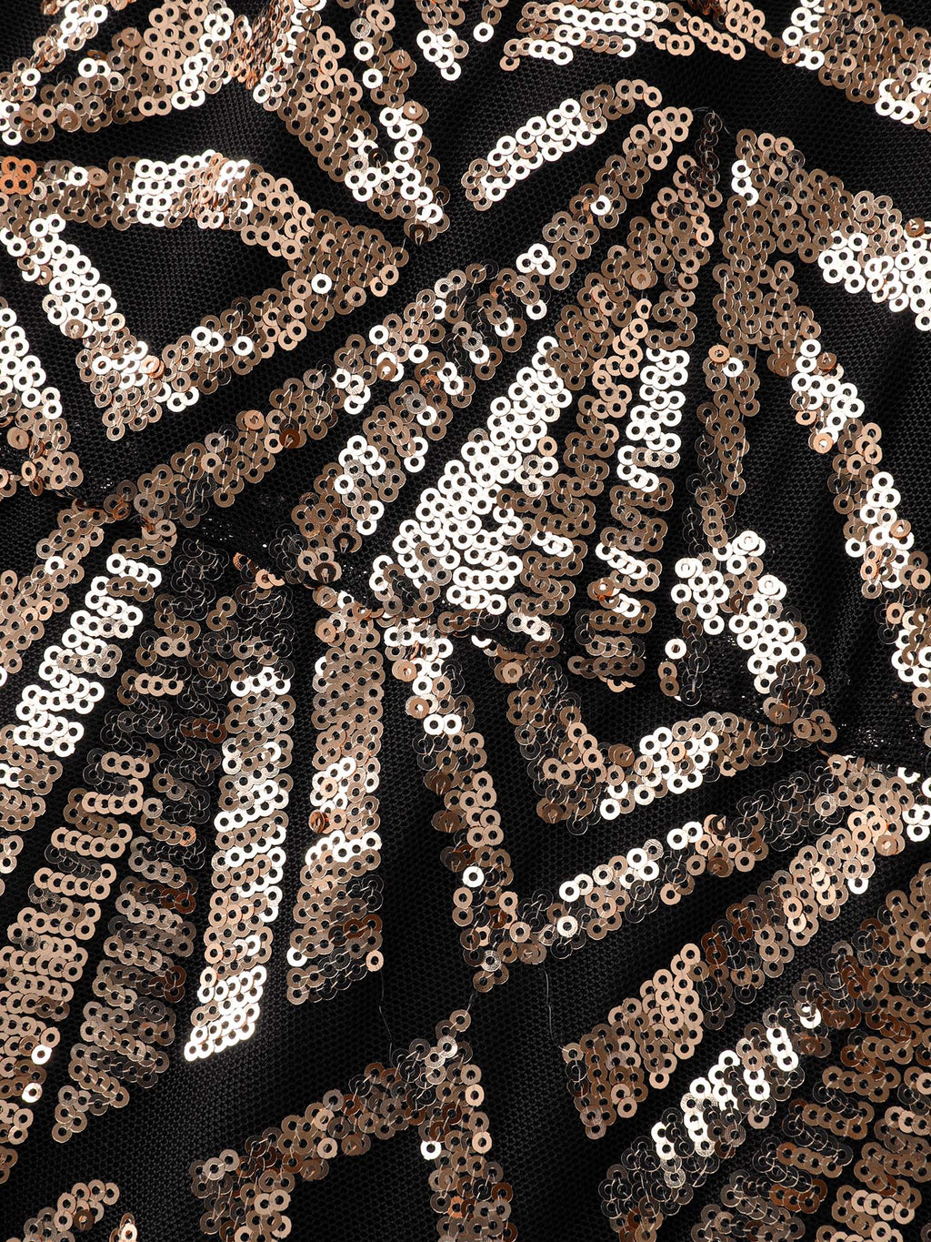 Sparkly Sequin Belted Mini Dress