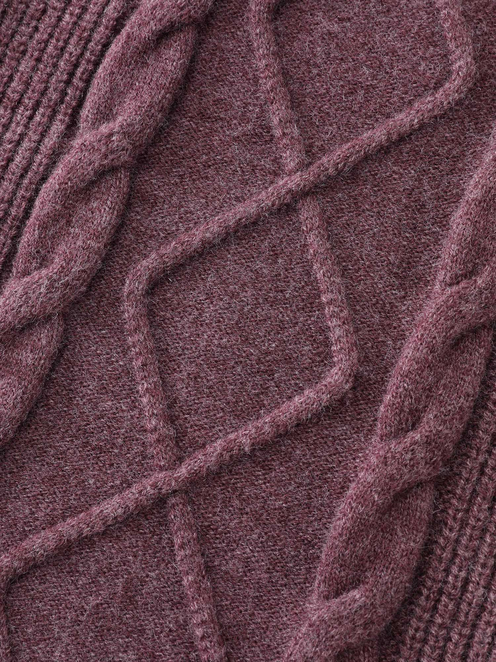 Textured Zipper Solid Knit Cardigan