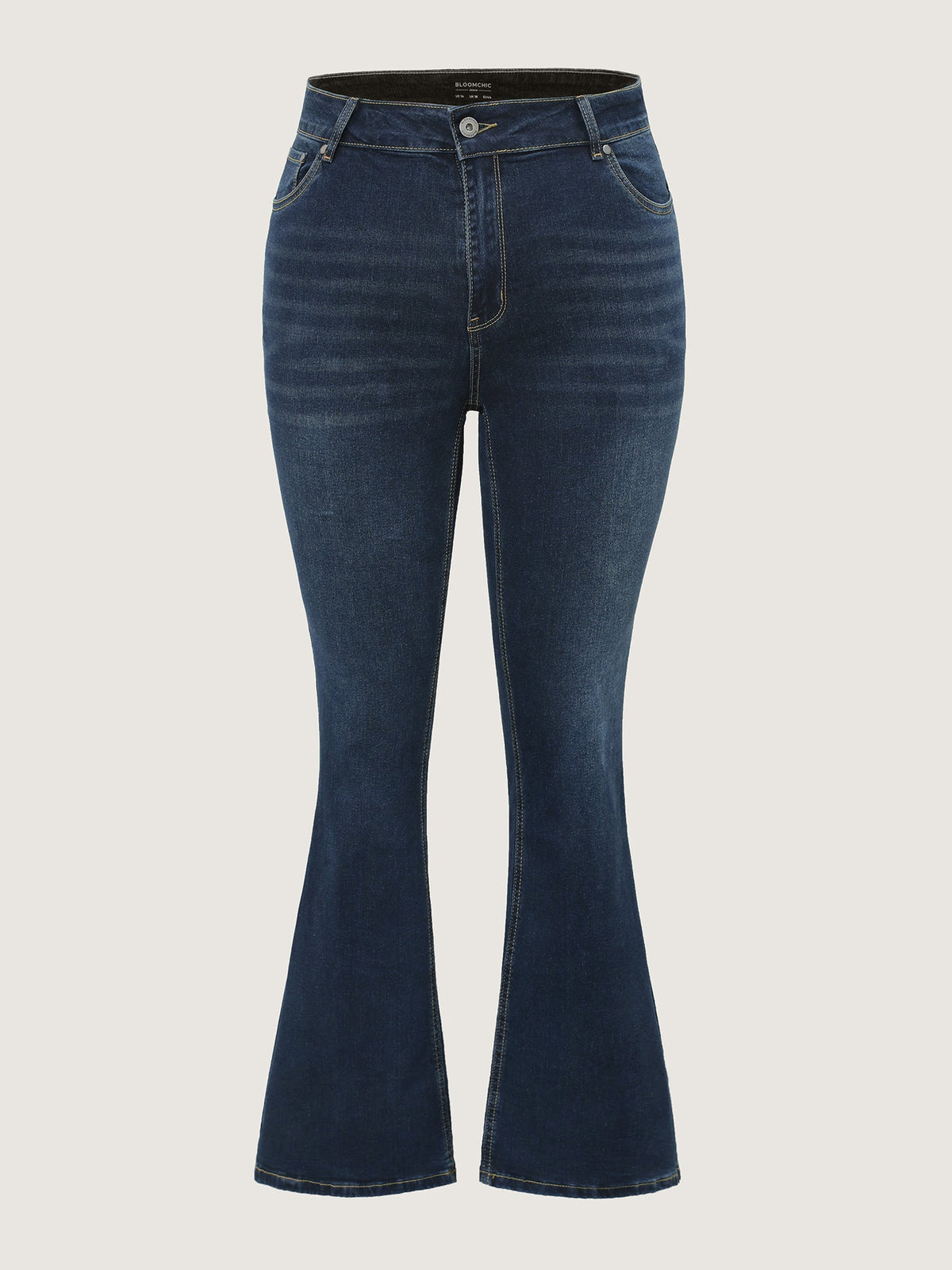 Thigh-Friendly Stretchy Flared Jeans