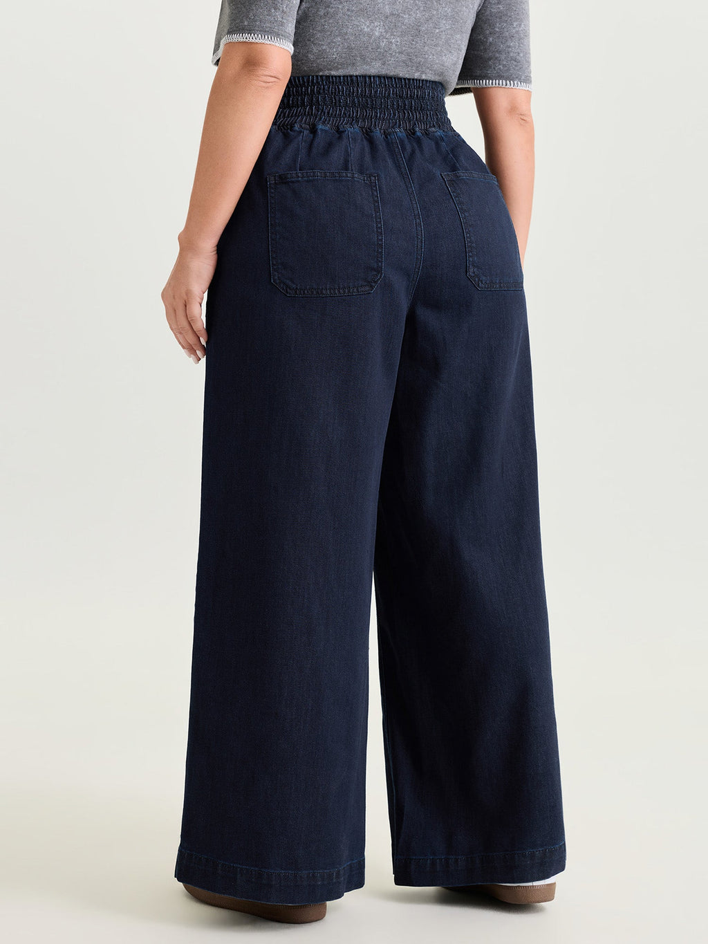 Supersoft Stretchy Wide Waistband Jeans