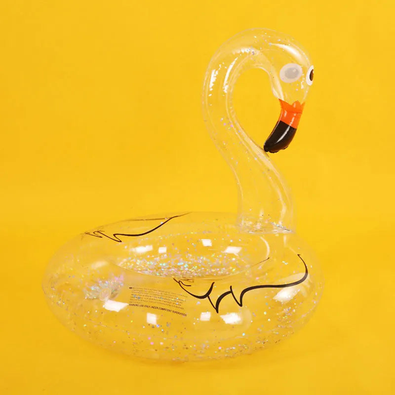 Inflatable Sequins Swimming Ring Tube