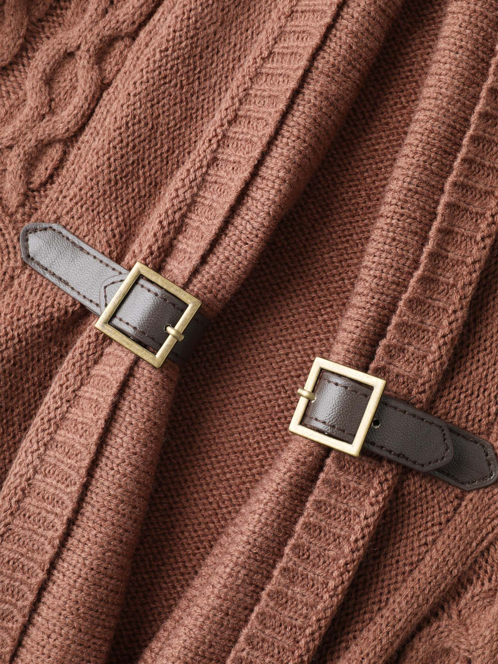 Cable Knot Irregular Hem Cardigan