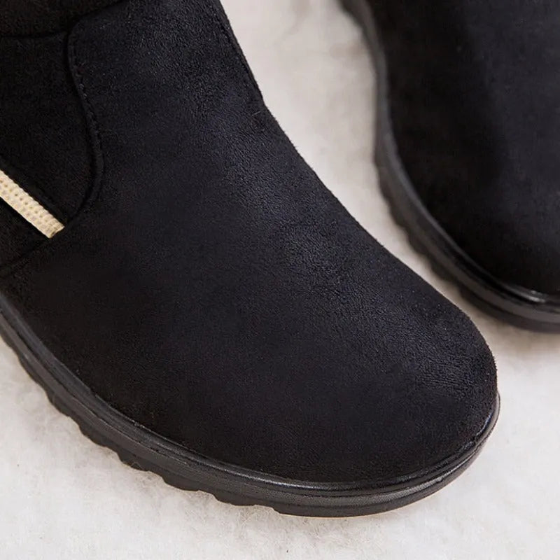 Women Winter Boots Fur Collar Casual Orthopedic Shoes
