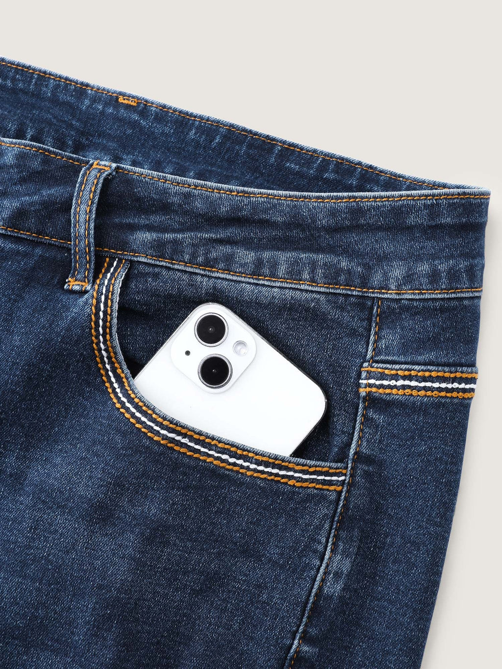Thigh-Friendly High-Rise Flared Jeans