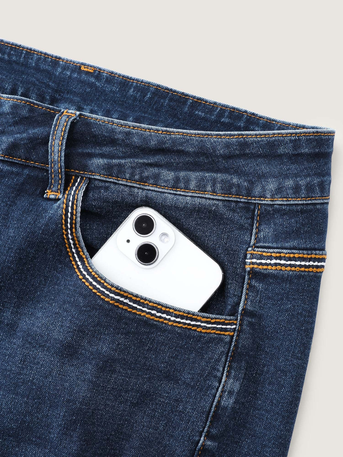 Thigh-Friendly High-Rise Flared Jeans