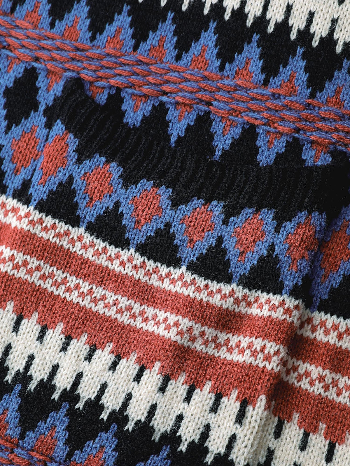 Boho Stripe Pockets Hooded Long Knit Cardigan
