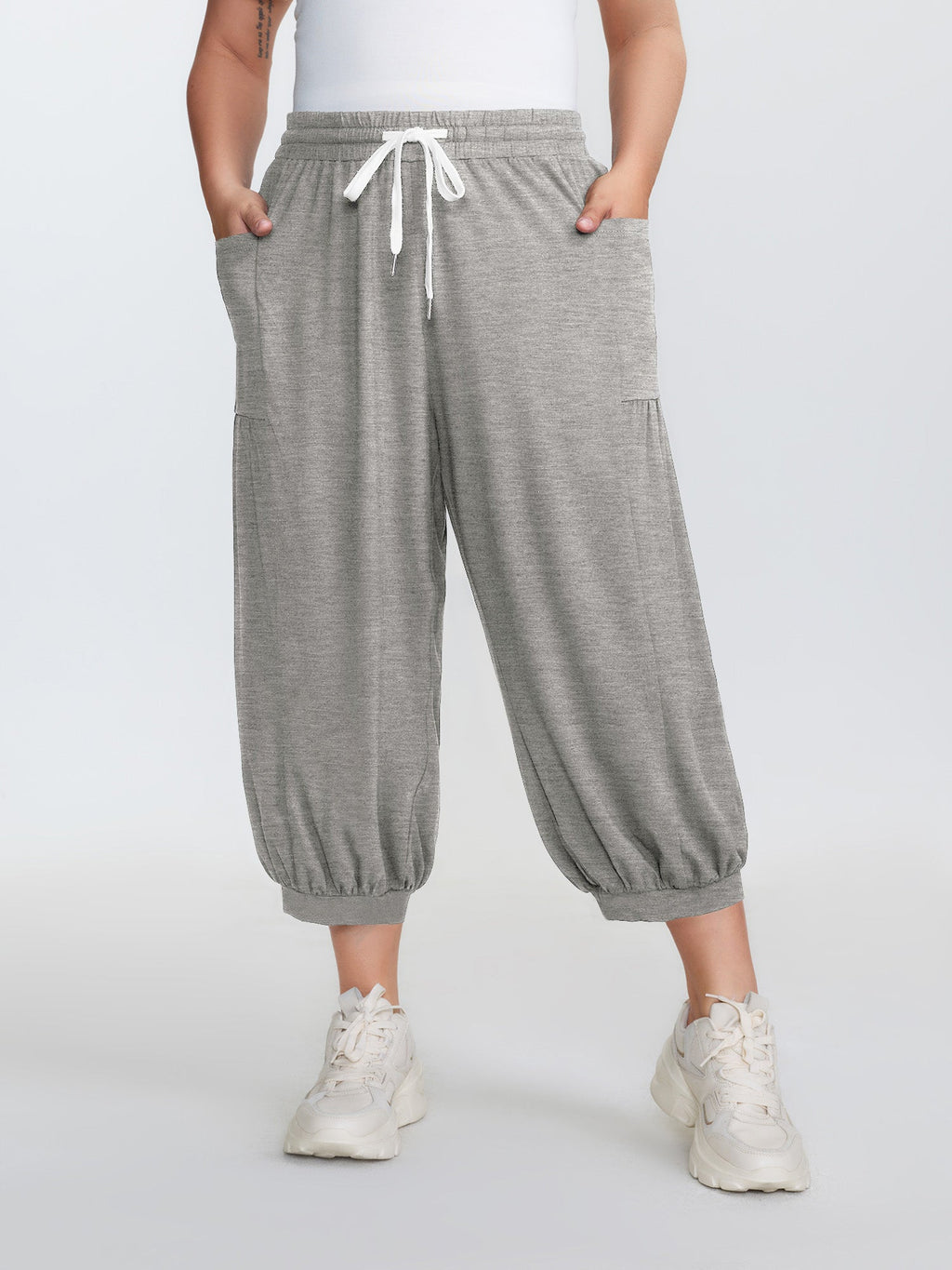 Supersoft Drawstring Cropped Jogger Pants