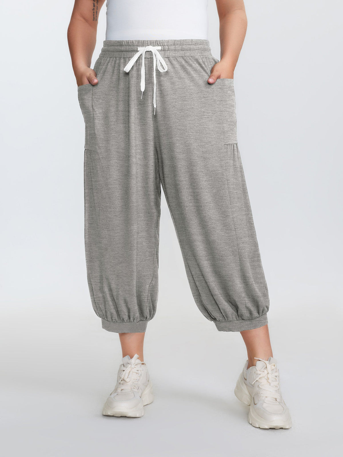 Supersoft Drawstring Cropped Jogger Pants