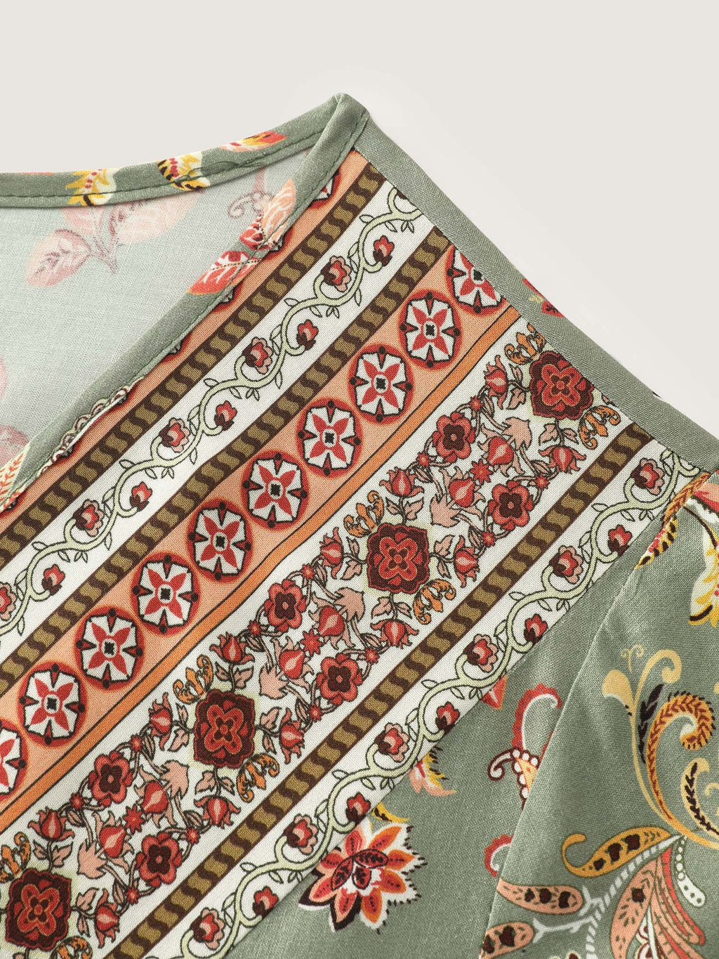 Breezy Floral Print Stretchy Waist Blouse