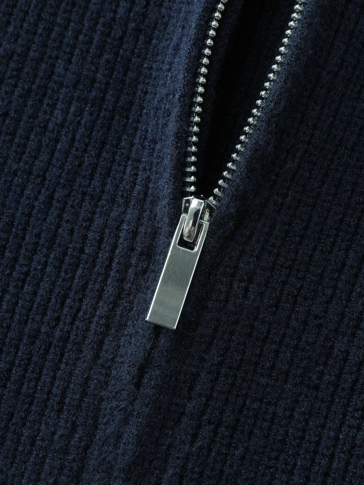 Contrast Hooded Zipper Front Pocketed Cardigan