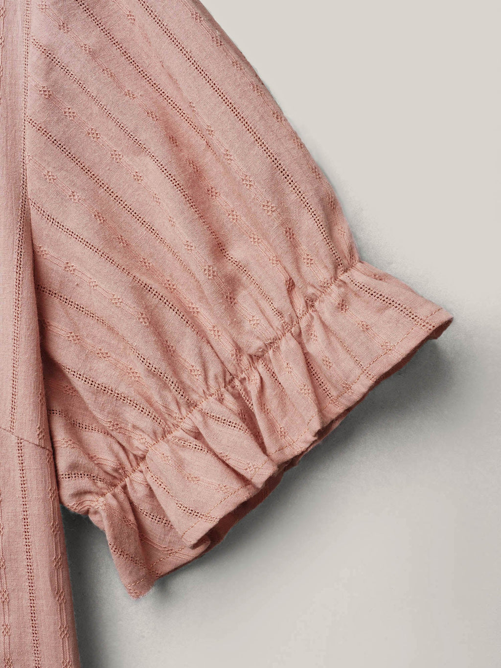 Cotton Square Neck Ruffled Sleeve Blouse