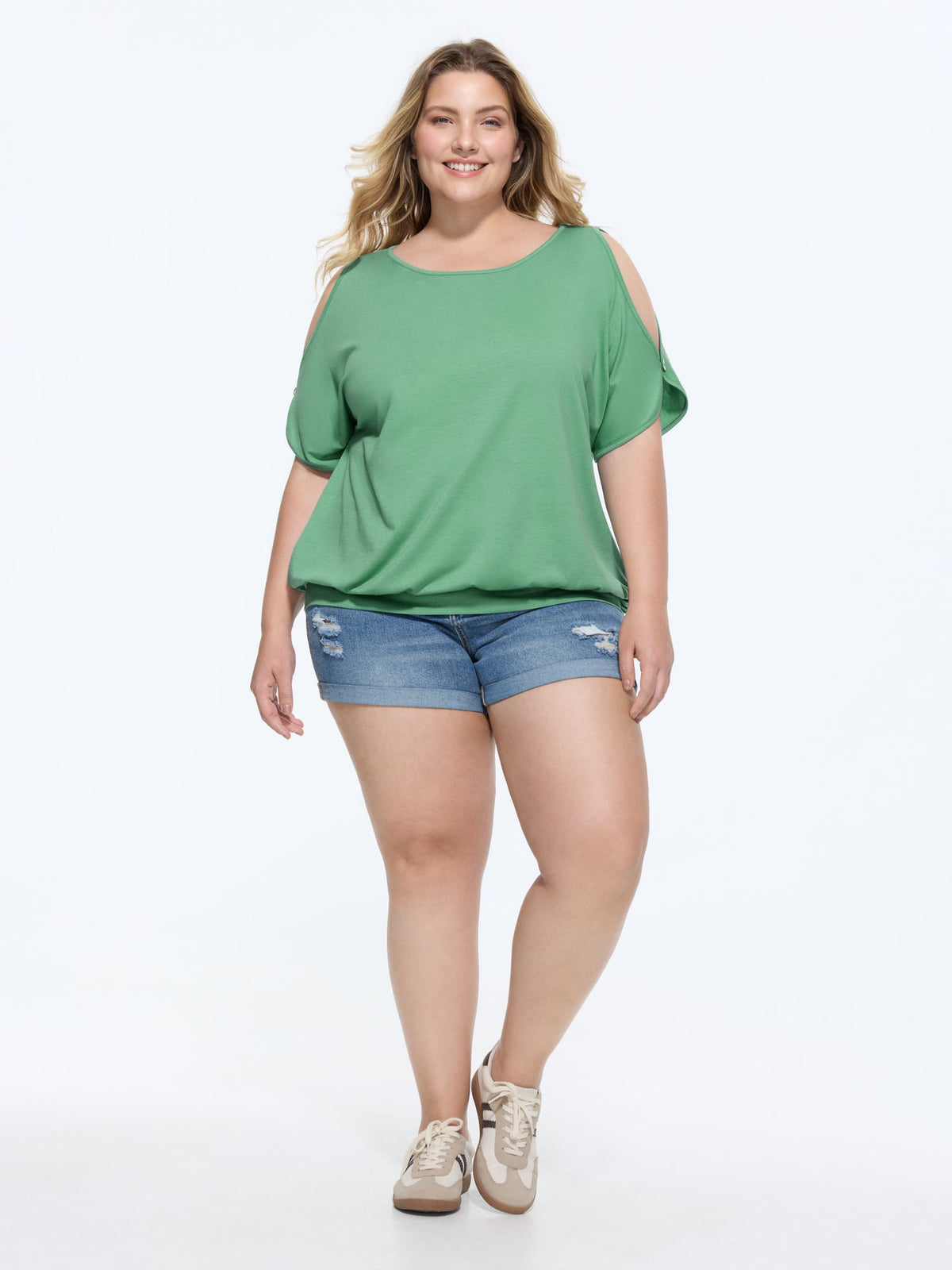 Supersoft Cut-Out Shoulder T-Shirt