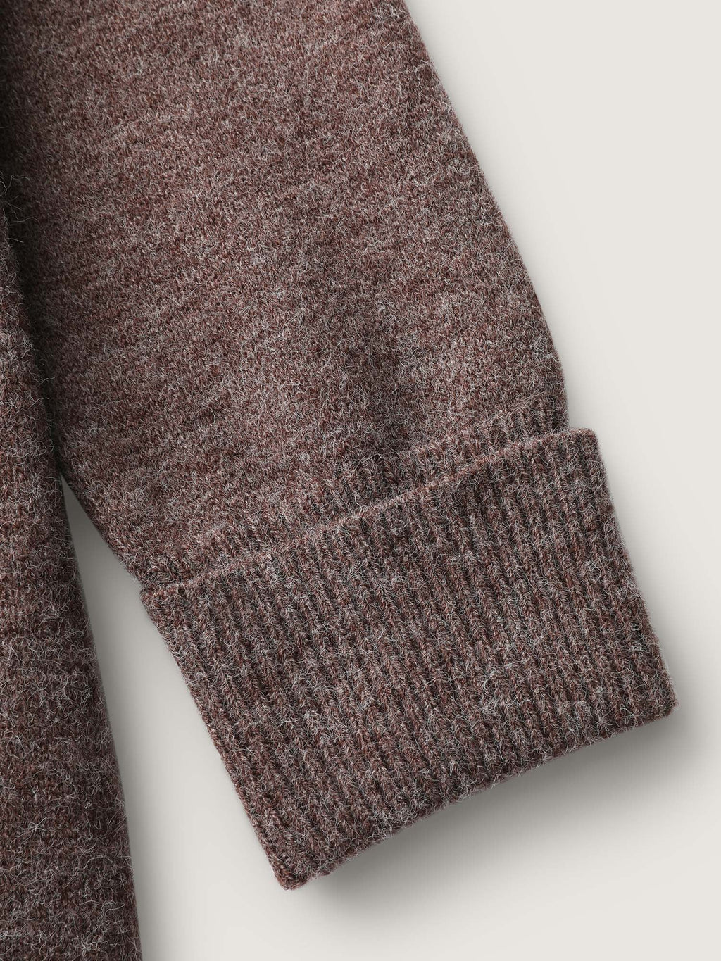 Wavy Arc Hem Tie-Front Knit Cardigan