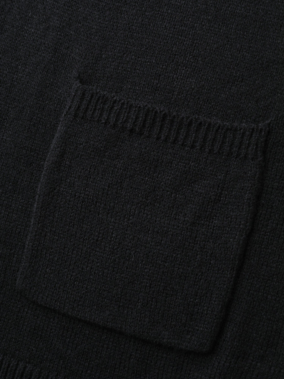 Spiderweb Jacquard Pockets Button Knit Cardigan