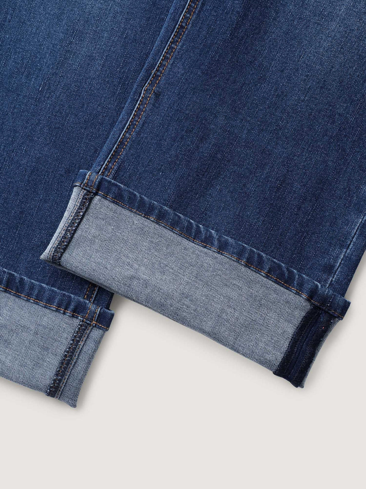 Thigh-Friendly Capri Straight-Leg Jeans