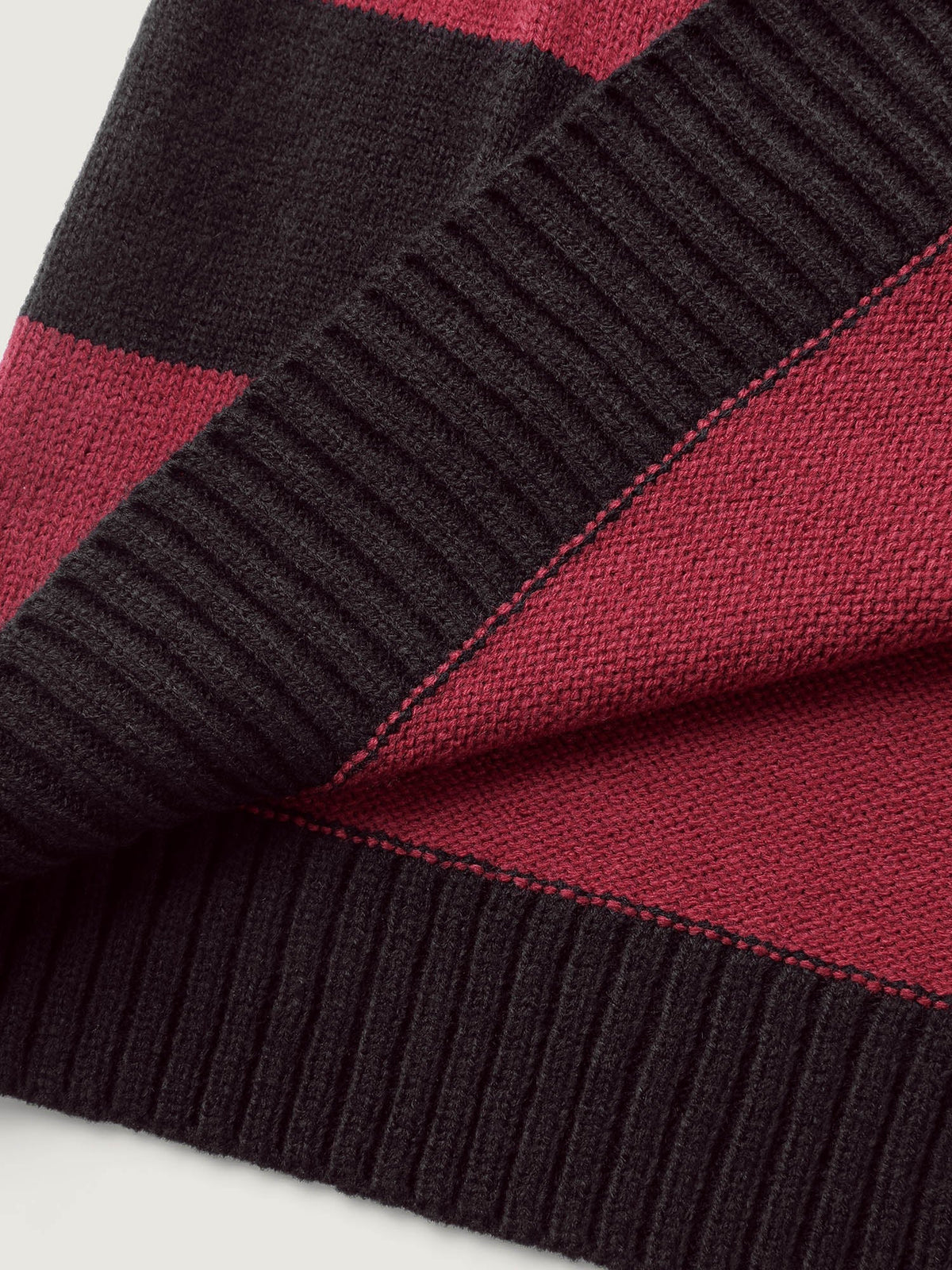 Colorblock Pockets Button Straight-Front Cardigan