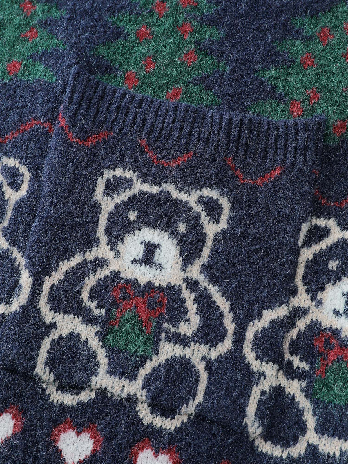 Supersoft Festive Pattern Jacquard Pockets Knit Cardigan