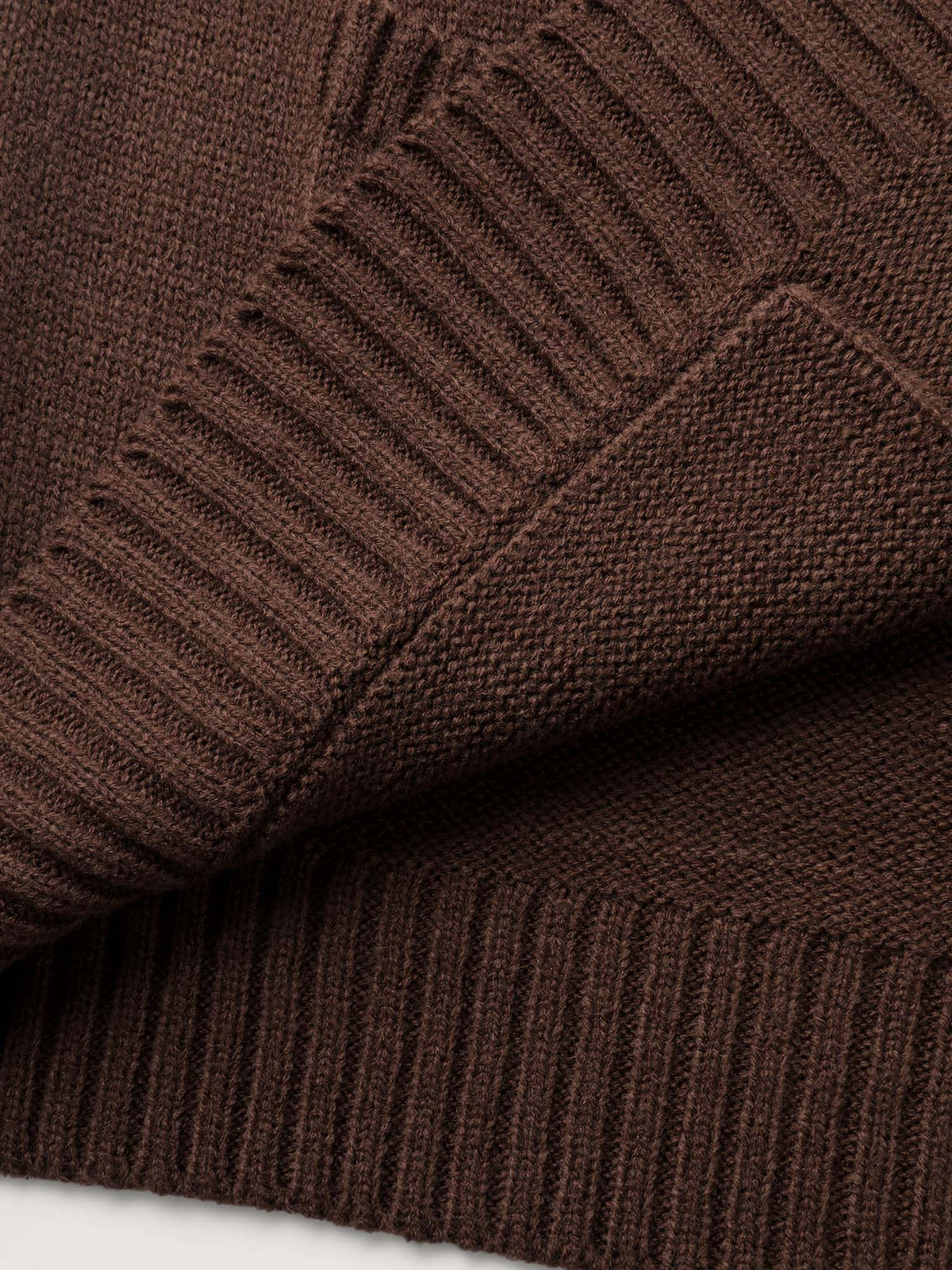 Fair-Isle Yoke Button Knit Cardigan