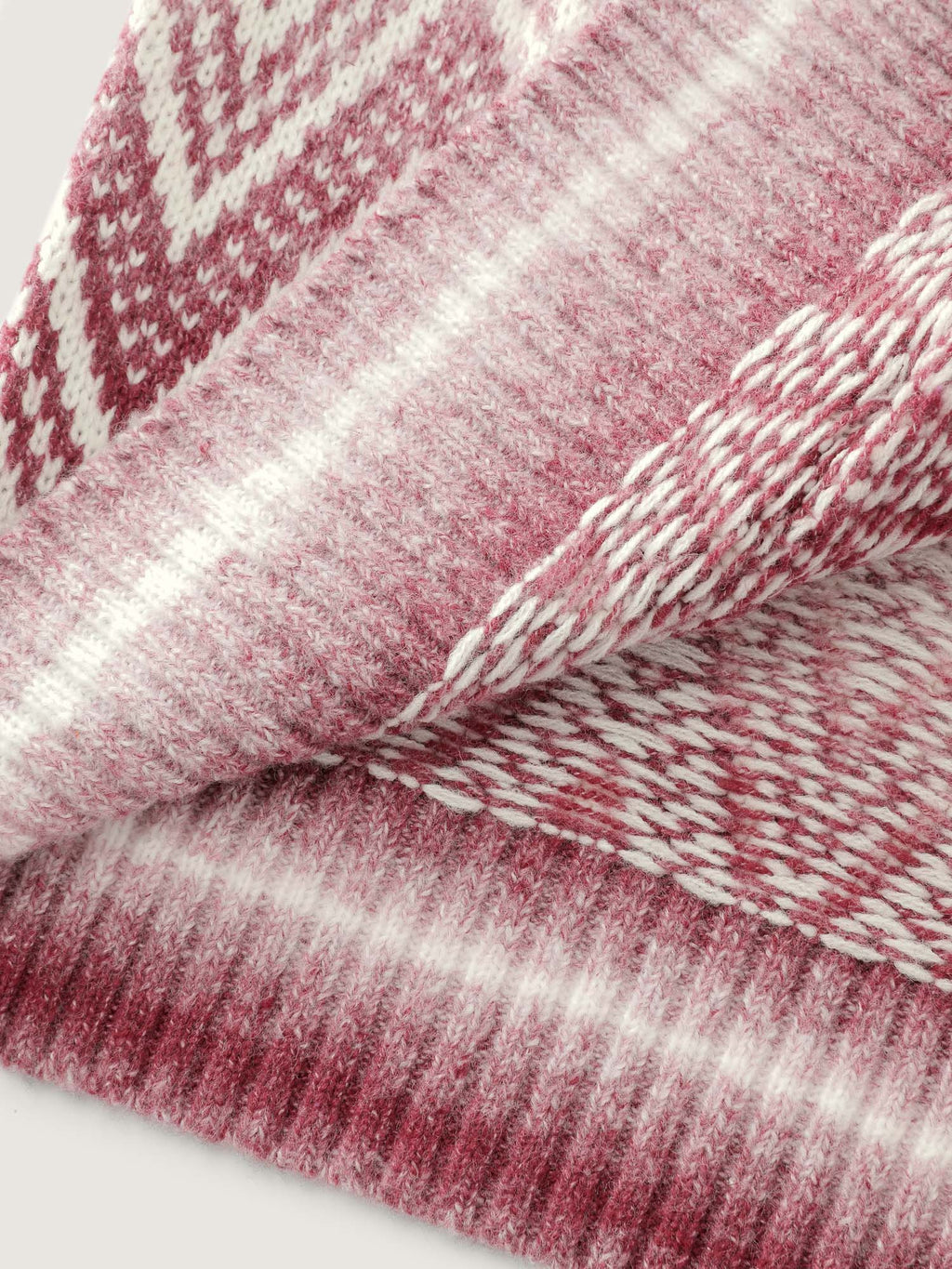 Geometric Pattern Pockets Open-Front Knit Cardigan
