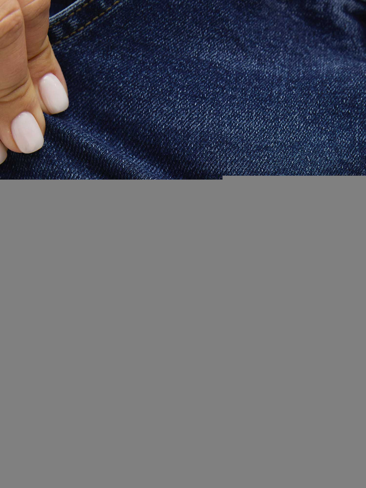 Pull-On Folded Hem High-Rise Denim Shorts