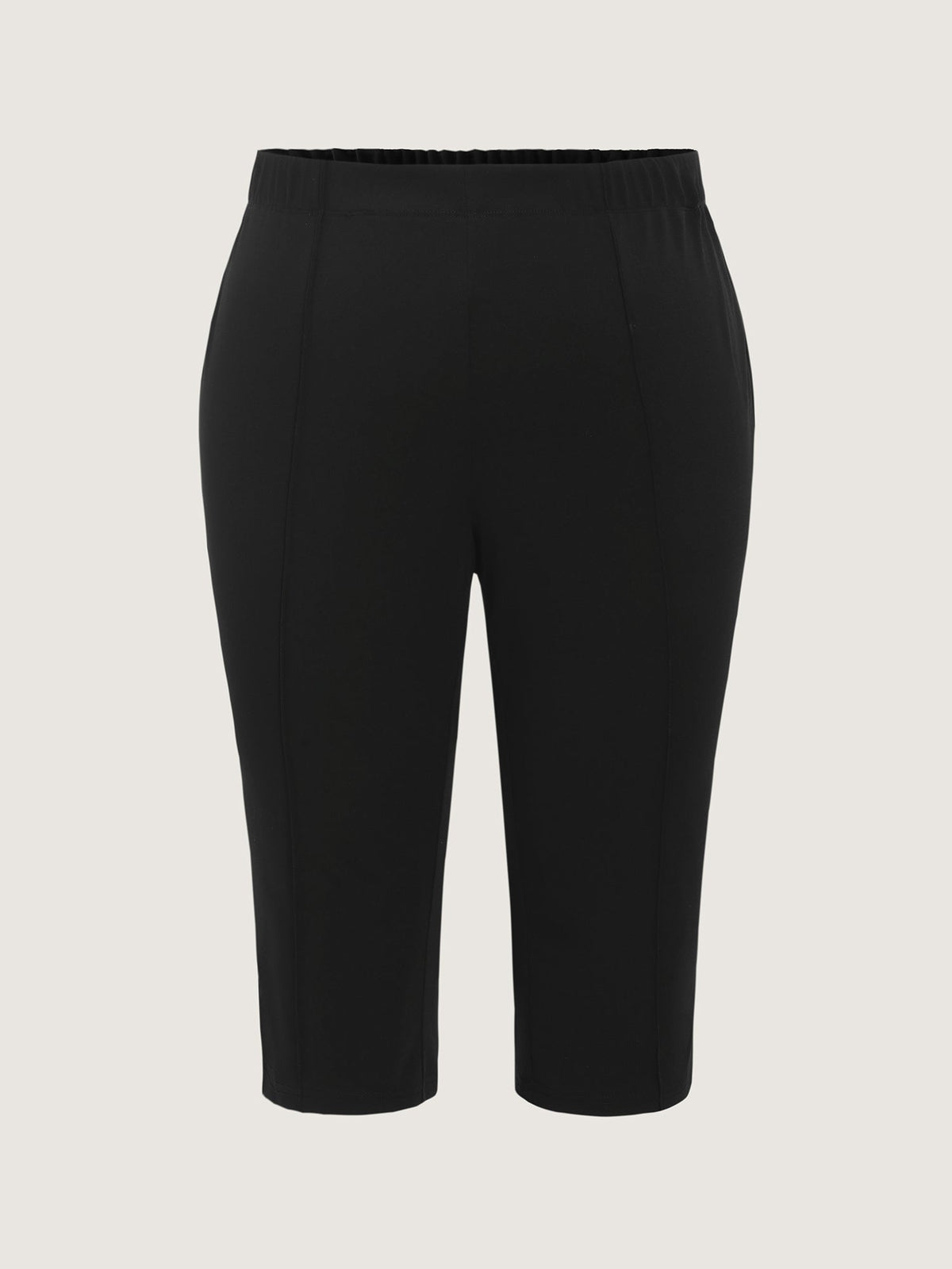 Stretchy Pull-On Cropped Pants