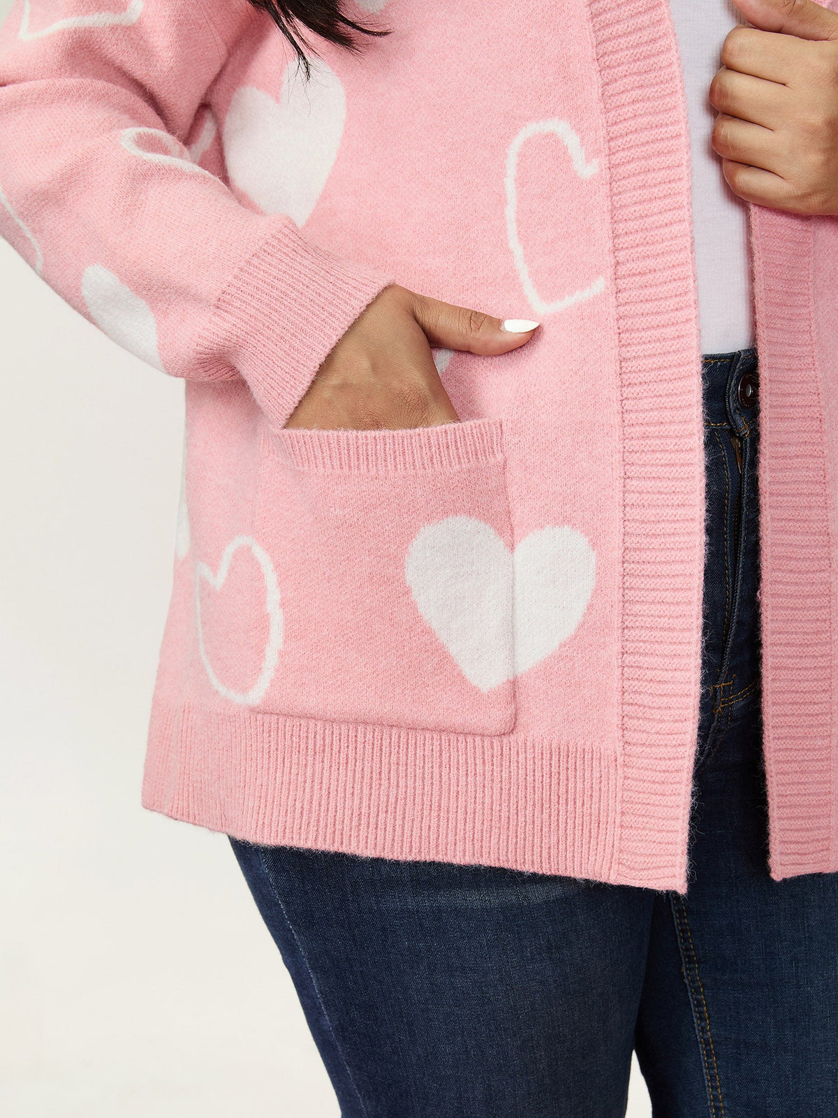 In Love Pockets Front-Open Knit Cardigan