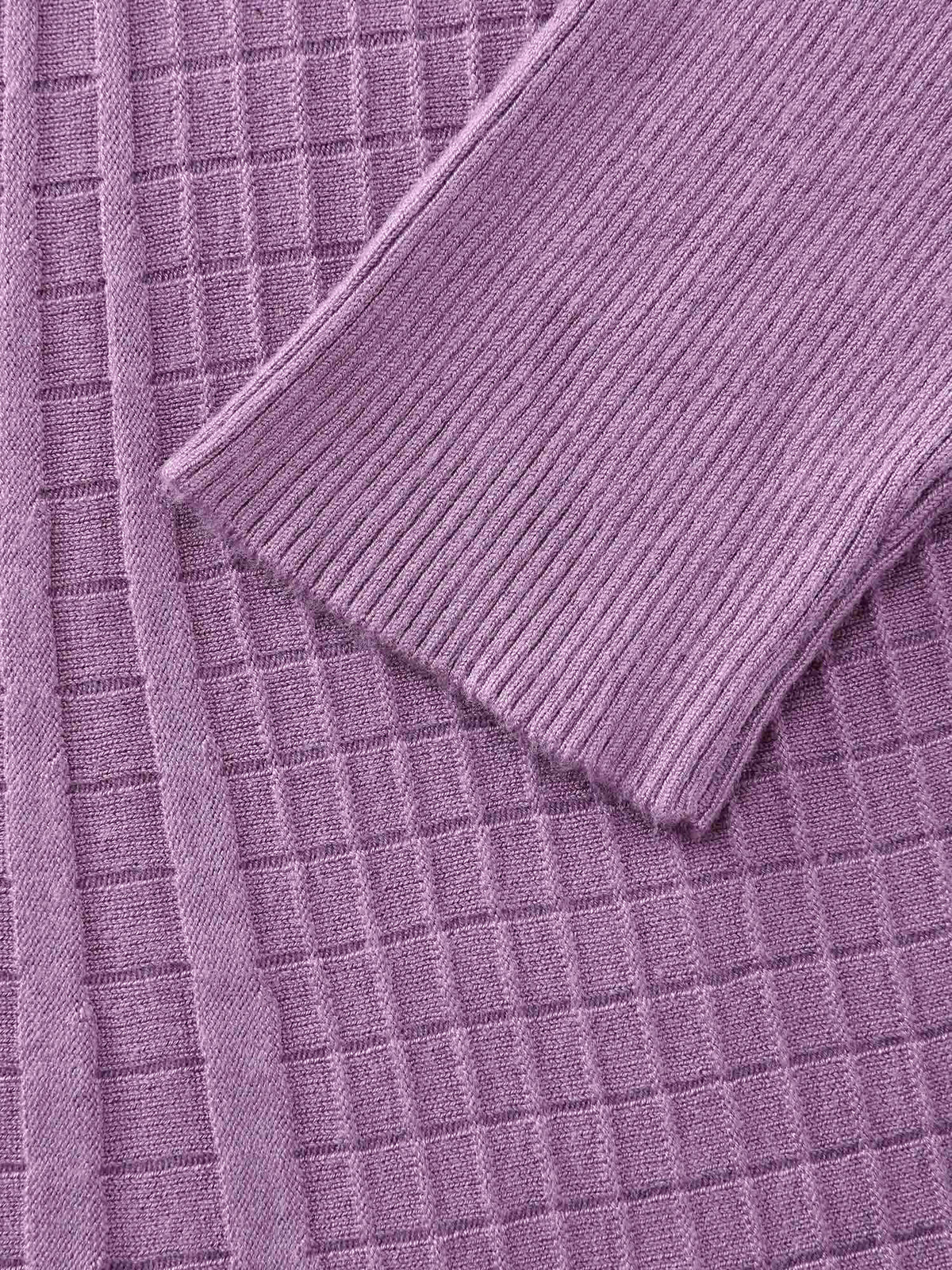 Shawl Collar Textured A-Line Cardigan
